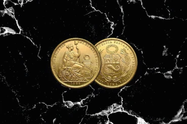 Moneda de Oro 10 Soles de Peru