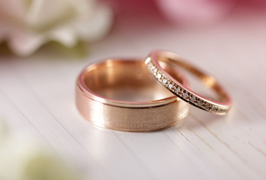 compra y venta anillos oro rosa