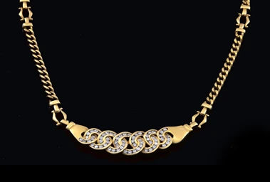 compra y venta gargantillas oro brillantes
