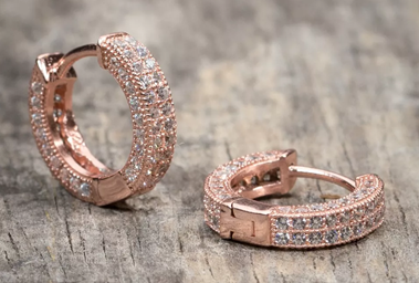 Compra y Venta de Aros de Oro Rosa