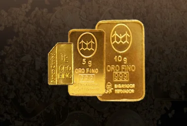 Compra y Venta de Lingotes de Oro de Banco Ciudad de 1, 5 y 10 gramos