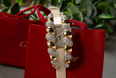 reloj cartier tressage